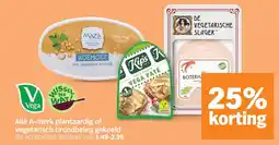 Albert Heijn Alle A-merk plantaardig of vegetarisch broodbeleg gekoeld aanbieding