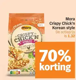 Albert Heijn Mora crispy chick'n korean style aanbieding