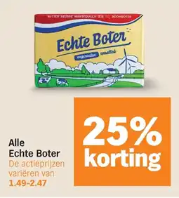 Albert Heijn Alle Echte Boter aanbieding