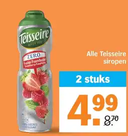 Albert Heijn Alle Teisseire siropen aanbieding