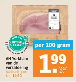 Albert Heijn Ah yorkham van de versafdeling aanbieding