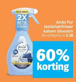 Albert Heijn Ambi Pur textielverfrisser katoen bloesem aanbieding