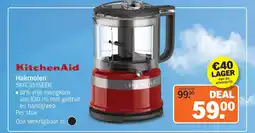 Albert Heijn KitchenAid Hakmolen 5KFC3516EER aanbieding