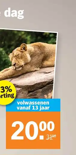 Albert Heijn volwassenen vanaf 13 jaar aanbieding