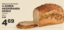 Ekoplaza Bakkerij van der Westen 4-koren meergranen dezem aanbieding