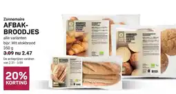 Ekoplaza Zonnemaire afbakbroodjes aanbieding