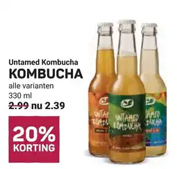Ekoplaza Untamed Kombucha KOMBUCHA aanbieding