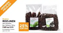 Ekoplaza Ekoplaza rozijnen aanbieding