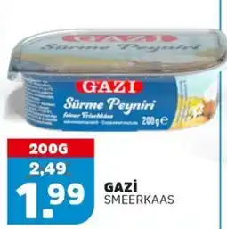 Sahan Supermarkten Gazi smeerkaas aanbieding