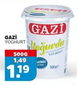 Sahan Supermarkten Gazi yoghurt aanbieding