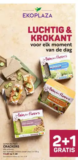 Ekoplaza Le pain des fleurs crackers aanbieding