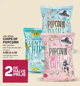 Ekoplaza John Altman chips of popcorn aanbieding