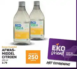Ekoplaza Ecover essential afwasmiddel citroen aanbieding