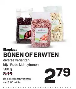 Ekoplaza Ekoplaza bonen of erwten aanbieding