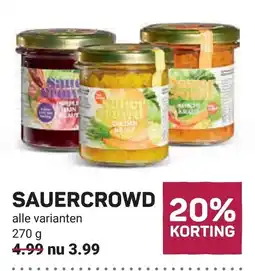 Ekoplaza sauercrowd aanbieding
