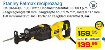 Kluswijs Stanley fatmax reciprozaag aanbieding