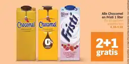Albert Heijn Alle Chocomel en Fristi 1 liter aanbieding