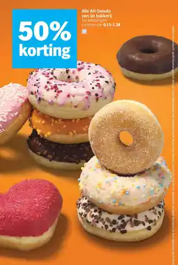 Albert Heijn Alle AH Donuts van de bakkerij aanbieding