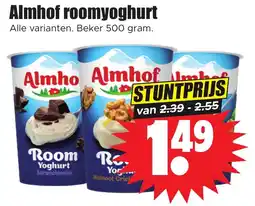 Dirk Almhof roomyoghurt aanbieding