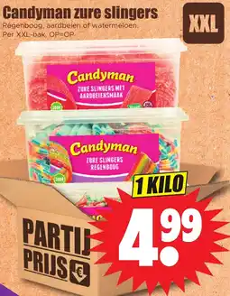Dirk Candyman zure slingers aanbieding