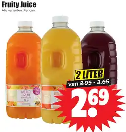 Dirk Fruity Juice aanbieding