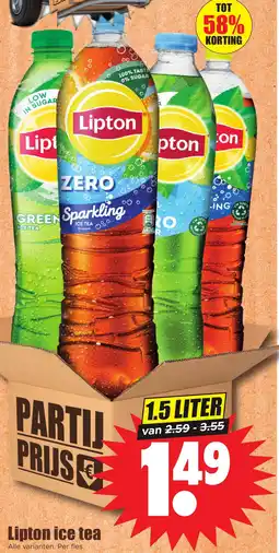 Dirk Lipton ice tea aanbieding