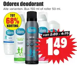 Dirk Odorex deodorant aanbieding