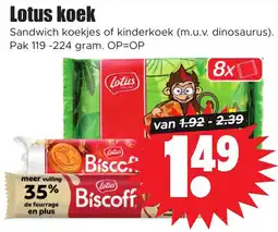 Dirk Lotus koek aanbieding