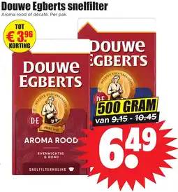 Dirk Douwe Egberts snelfilter aanbieding