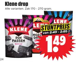 Dirk Klene drop aanbieding
