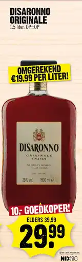 Super Dirck 3 Disaronno originele aanbieding