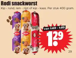 Dirk Rodi snackworst aanbieding