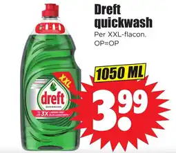 Dirk Dreft quickwash aanbieding
