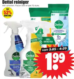 Dirk Dettol reiniger aanbieding