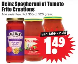 Dirk Heinz Spagheroni of Tomato Frito Creations aanbieding
