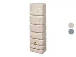 Lidl 4RAIN Regenton Slim Stone Decor, 350 L aanbieding