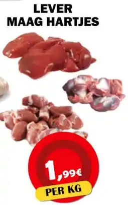 Avantage Supermarkt lever maag hartjes aanbieding