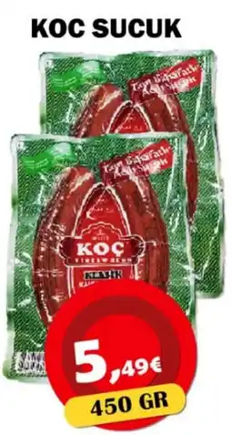 Avantage Supermarkt Koc sucuk aanbieding