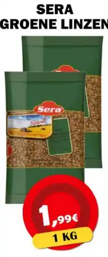 Avantage Supermarkt Sera groene linzen aanbieding