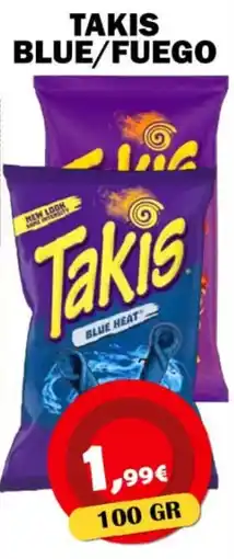 Avantage Supermarkt Takis Blue/Fuego aanbieding