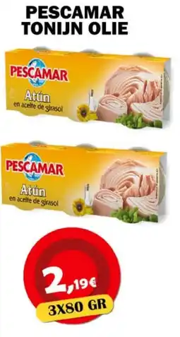 Avantage Supermarkt Pescamar tonijn olie aanbieding