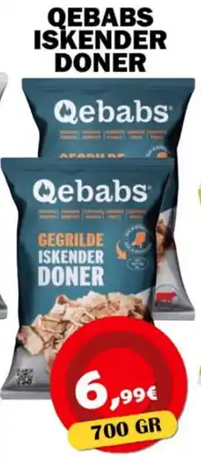 Avantage Supermarkt Qebabs gegrilde iskender doner aanbieding