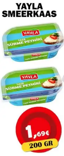 Avantage Supermarkt Yayla smeerkaas aanbieding