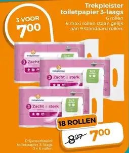 Trekpleister Trekpleister toilet papier 3-laags aanbieding
