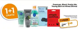 Trekpleister Freeman, Biore, Pretty Me, Young Skin en Nivea Derma aanbieding