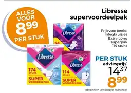 Trekpleister Libresse Supervoordeelpak aanbieding