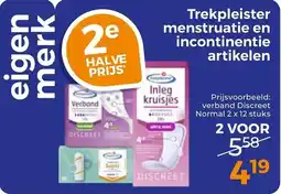 Trekpleister Trekpleister Menstruatie en Incontinentie Artikelen aanbieding