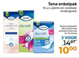 Trekpleister Tena Enkelpak aanbieding