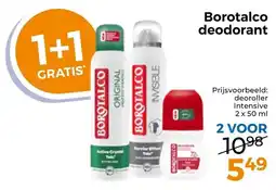 Trekpleister Borotalco Deodorant aanbieding
