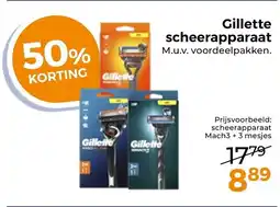 Trekpleister Gillette Scheerapparaat aanbieding